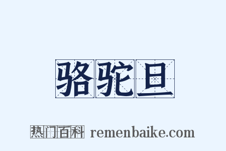 骆驼旦是什么意思的图片